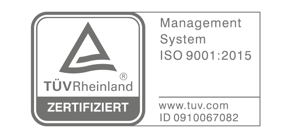 sw/de/sign ist TÜV Rheinland ISO 9001 zertifiziert.